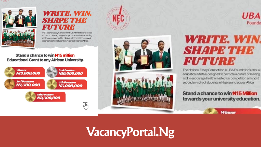 UBA Foundation National Essay Competition